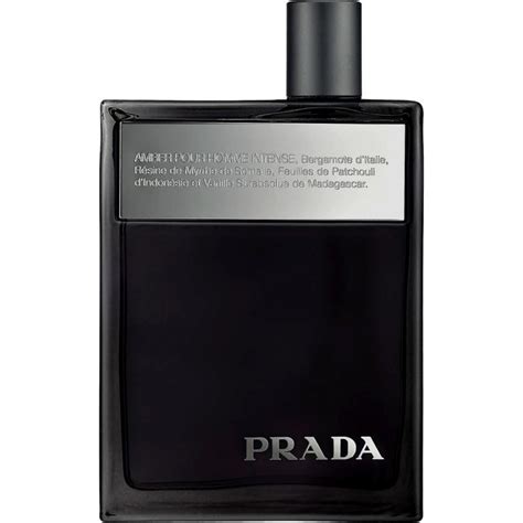 prada amber pour homme fragrantica|amber pour homme intense.